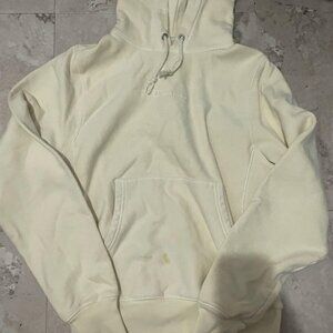 Champion Hoodie Size Small Pale Yellow